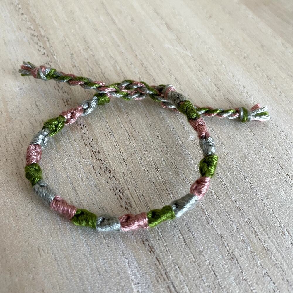 Amora Bracelet, anklet, trendy, comfortable, tie, embroidery thread, woven, gift